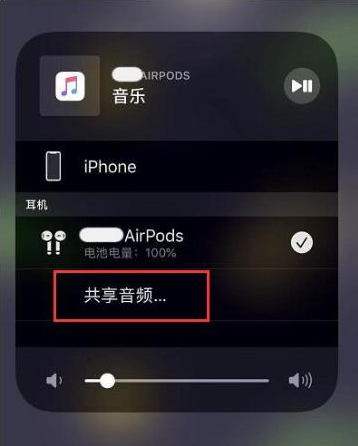 鲁甸苹果14音频维修点分享iPhone14音频共享设置方法 