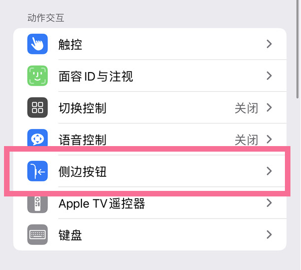 鲁甸苹果14维修店分享iPhone14 Plus侧键双击下载功能关闭方法 