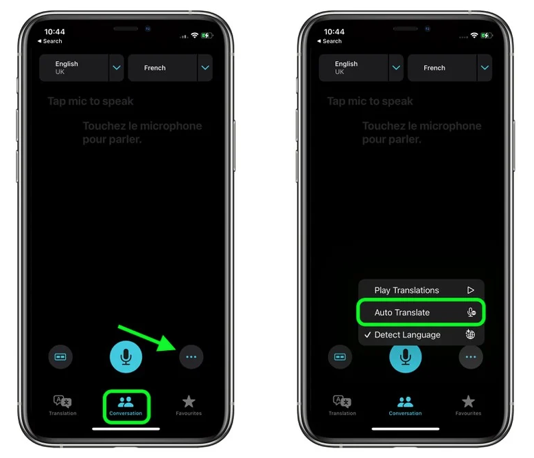鲁甸苹果手机维修分享iOS 15 “翻译” App 新改进 